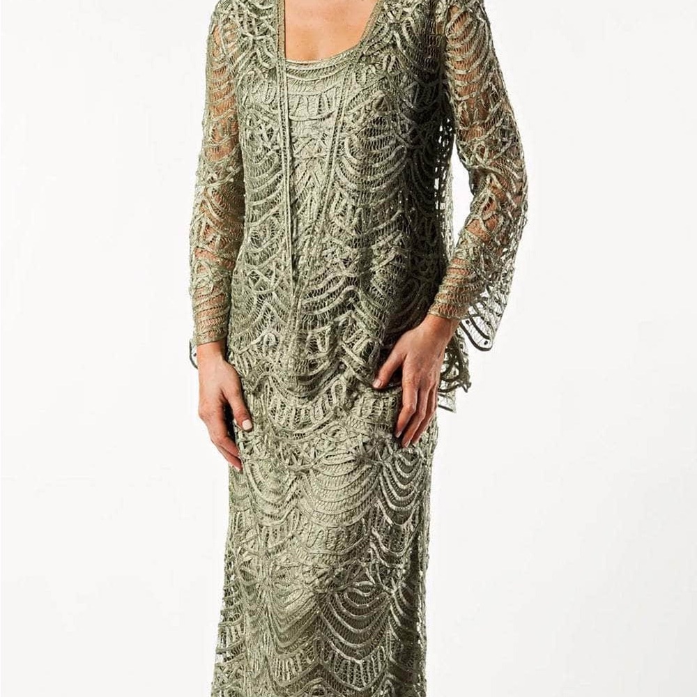 Elegant Lace Overlay Dress